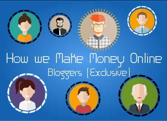 How We Bloggers Make Money Online (Infographic)