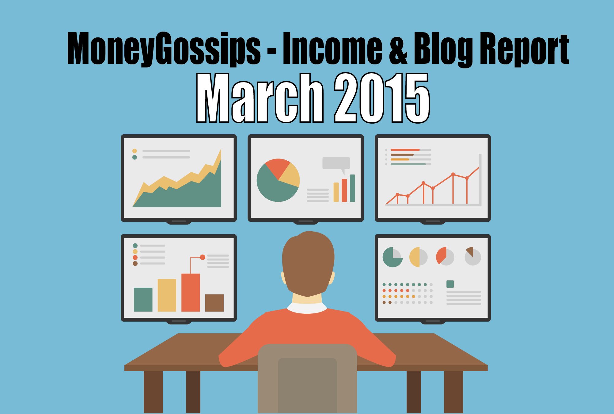 $1000+ in March 2015 ~ MoneyGossips Income & Blog Report!