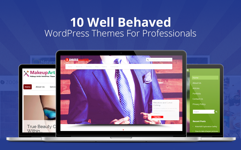 10 Well Behaved WordPress Themes For Professionals